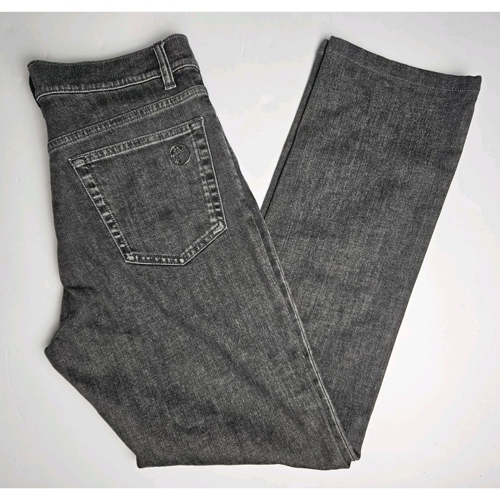 Versace Collection Men's Straight Leg Denim Trend Jeans Black 32x30